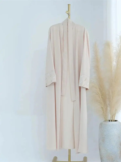 Ramadan Abayas For Women Moon Embroidered Kimono Abaya Dubai Luxury 2025 Islam Muslim Kaftan Modest Dress Kebaya Damen Caftan.