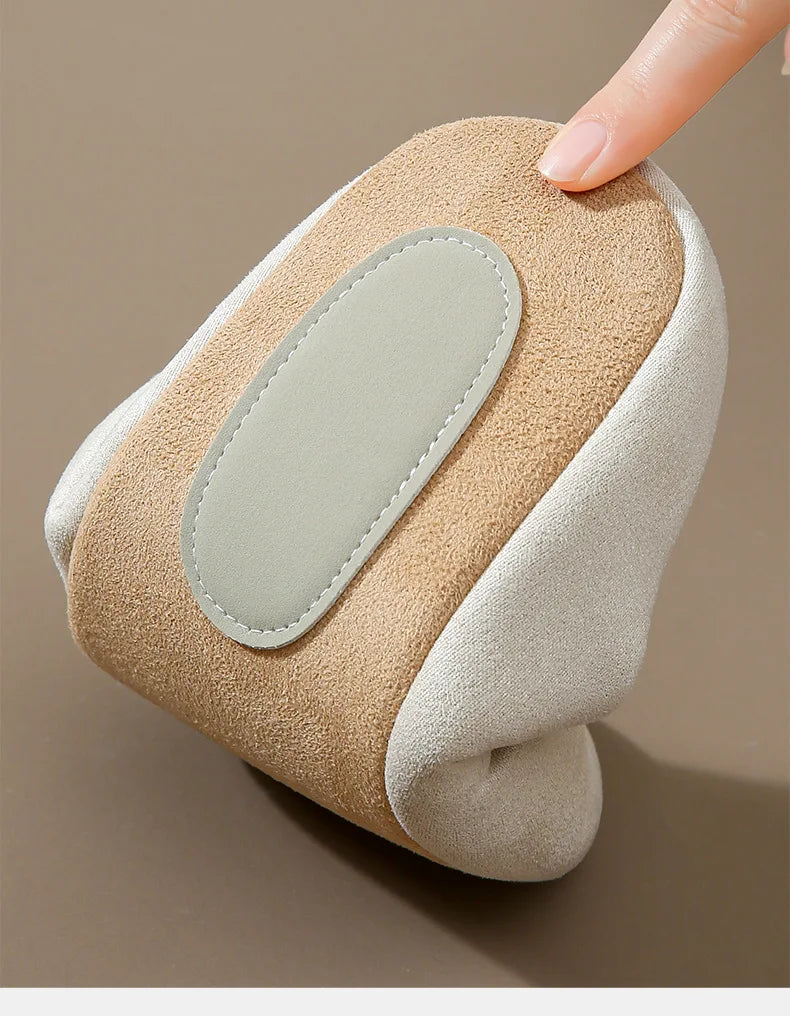 Asgard Women Warm House Slippers Winter 2024 New Silent Flat Bedroom Slides Indoor Cozy Fur Women Cotton Shoes Men Fuzzy Slipper.