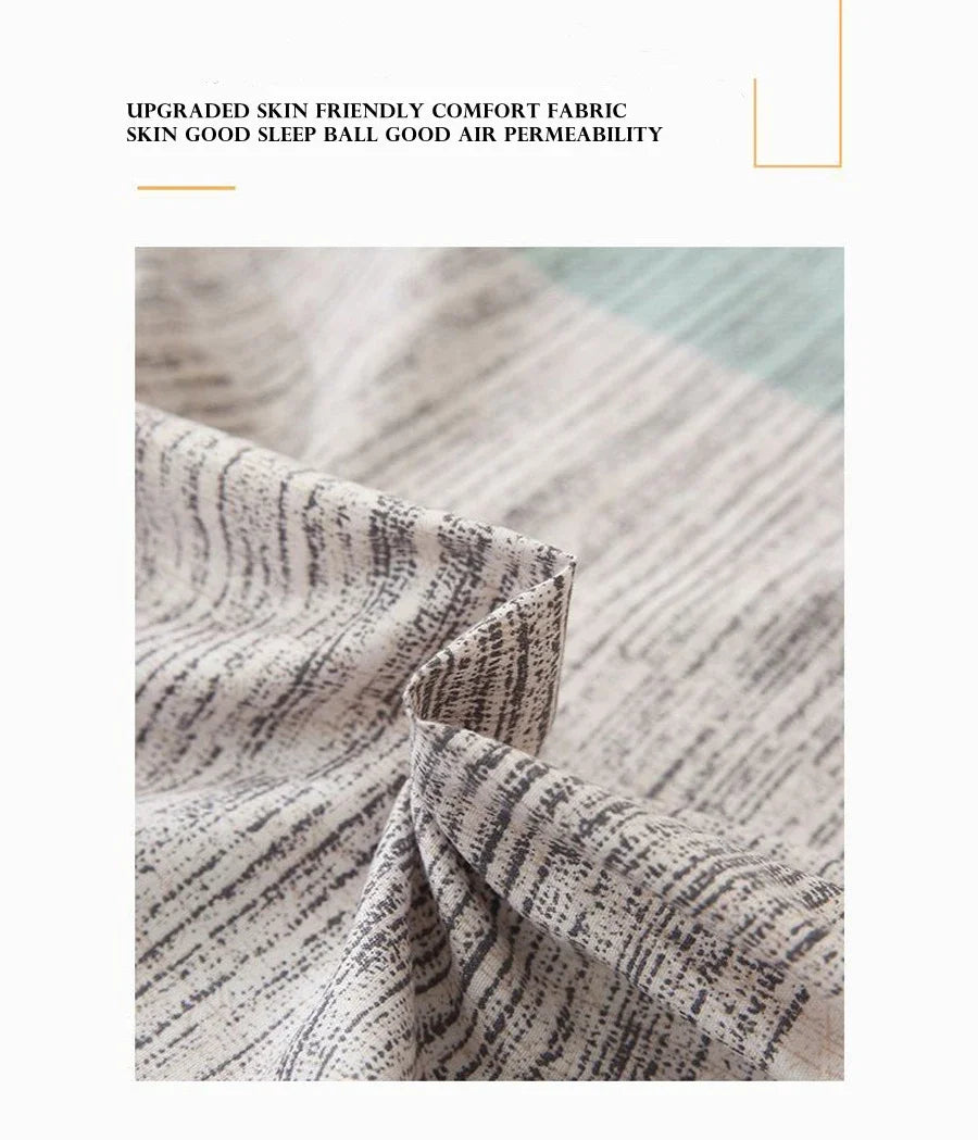 WASART Fully enclosed with zipper mattress protector cover geometric printed baby couple single double bed sheet protection pad.