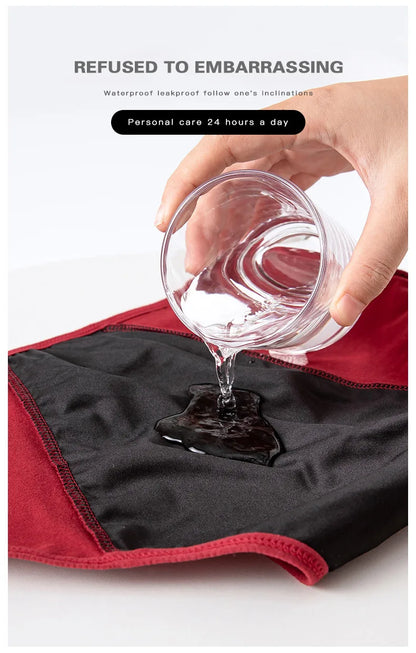 2pcs Woman Menstrual Panties Breathable Large Size Female Cotton Brief Low Waist Physiological Period Underwear Postpartum Panty.