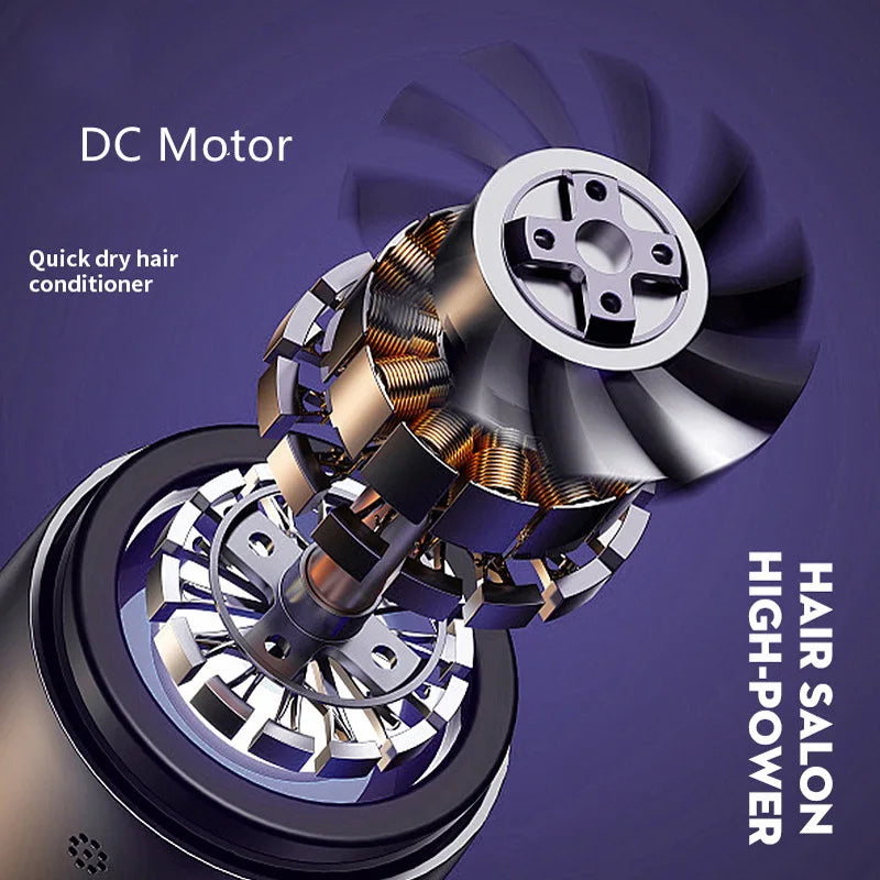 High-speed electric turbine air blower Low noise constant temperature fast drying portable negative ion hair dryer