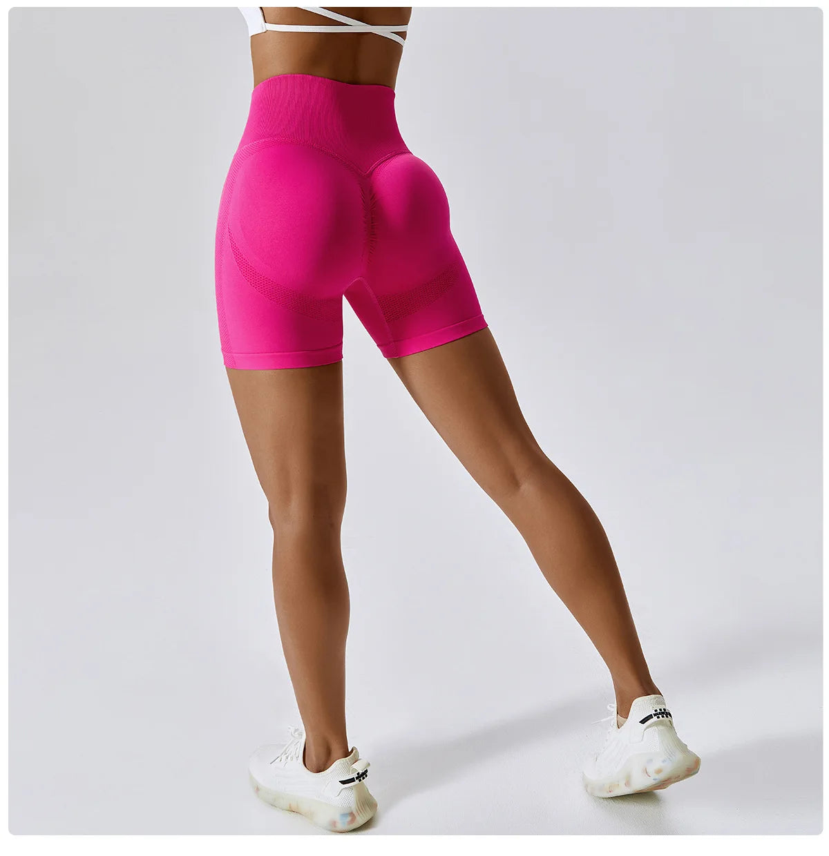 Women Shorts Seamless Sports Shorts For Women Cycling Jogging Fitness High Waist Push Up Gym Shorts Leggings Women Yoga Clothing.