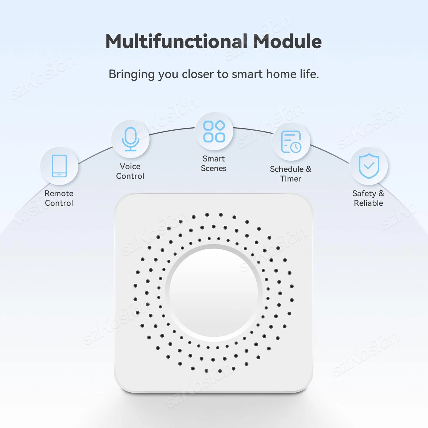 Matter WiFi Smart Switch für Homekit Smartthings Home Assistant 16A Smart Home Automation Relaismodul Funktioniert mit Alexa Google.