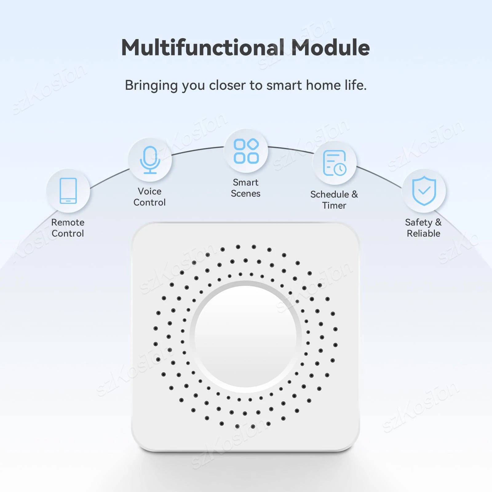 Matter WiFi Smart Switch für Homekit Smartthings Home Assistant 16A Smart Home Automation Relaismodul Funktioniert mit Alexa Google.