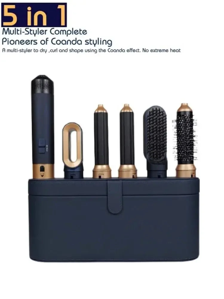 New Hair Dryer Multi Hair Styler 5 in1 Curling Iron Hair Straightener With Hair Brush Hairdryer For Hair Dryer Hair Multi Styler.