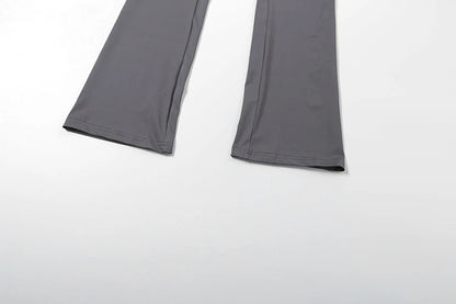 Weird Puss Letter Print 2 Piece Set Women Tracksuit Hooded Jacket+Leggings Matching Stretch Streetwear Casual Sporty Outfits.