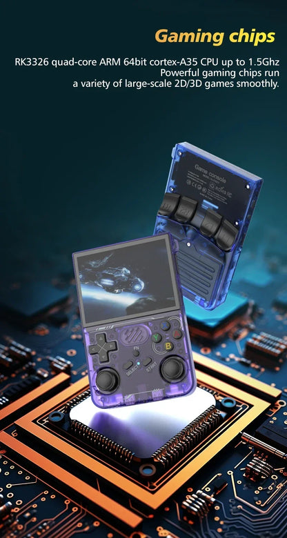 100% ArKOS R36XX Retro Handheld Game Console Linux System 3.5 Inch IPS Screen 64/128GB/256GB Game Player R36S updated version.