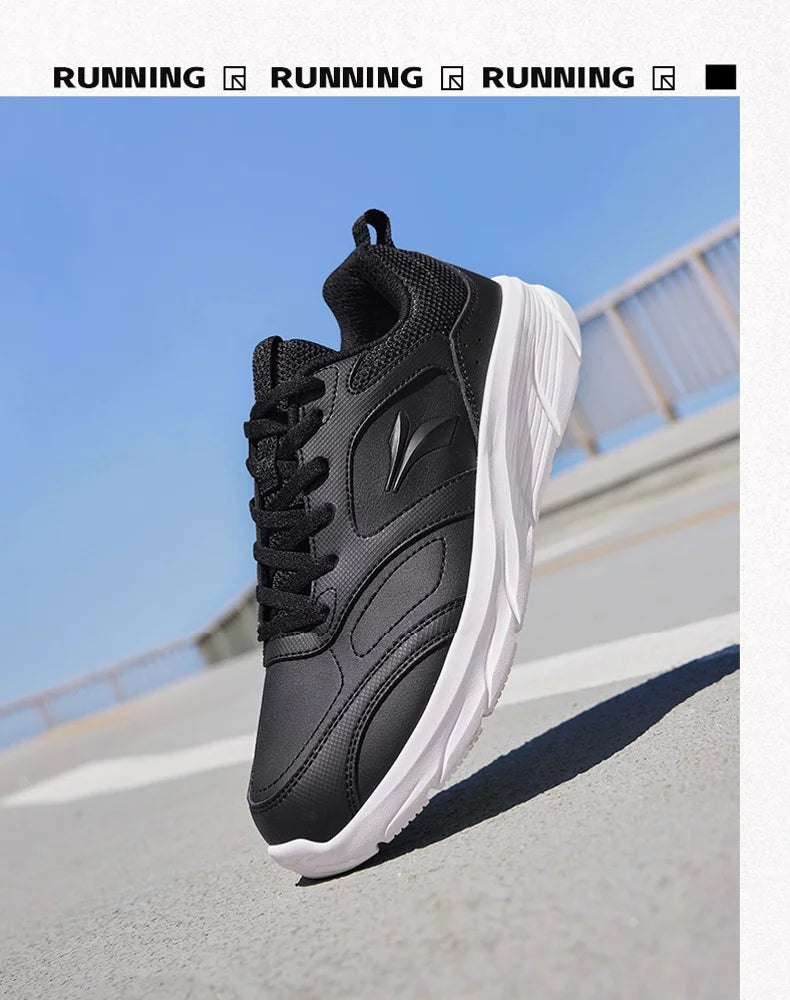 361 Degrees Men Running Shoes Lightweight Cushioning Leather Waterproof Casual Rebound Jogging Non-Slip Sneakers male 672432227.