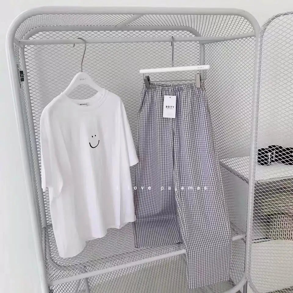 Sommer Neue Damen Pyjamas Loungewear Sets Beliebte Frühling und Herbst Kurzarm Loungewear Weibliche Student Nachtwäsche Loungewear.