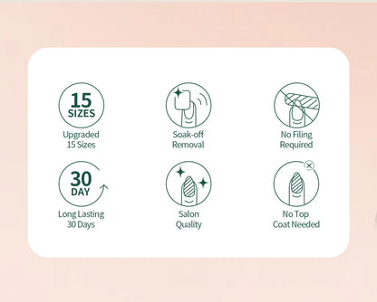 Nailpop 150Pcs French Gel Nail Tips Medium Almond Pre-Colored Press on Nails Skin Tones Soft Gel Nails False Nail Extensions.