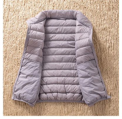 12 Farben 90% weiße Enten Daunen Frauen ärmellose Jacken 2023 Neuankömmlinge weibliche ultraleichte packbare Weste Frauen Mäntel