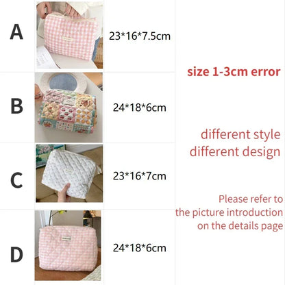 Large Capacity Women's Cosmetic Bags Cases Casual Ladies Small Storage Bag with Zipper Female Travel Clutch Bag Small Handbags.