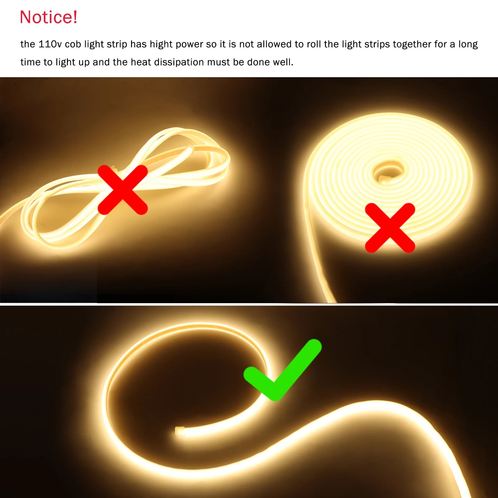 35M 30M 10M 5M 3M 110V 220V Super Helle COB LED Streifen mit Schalter FOB LED Band Band EU UNS Stecker Neon Lichter Für Outdoor Garten.