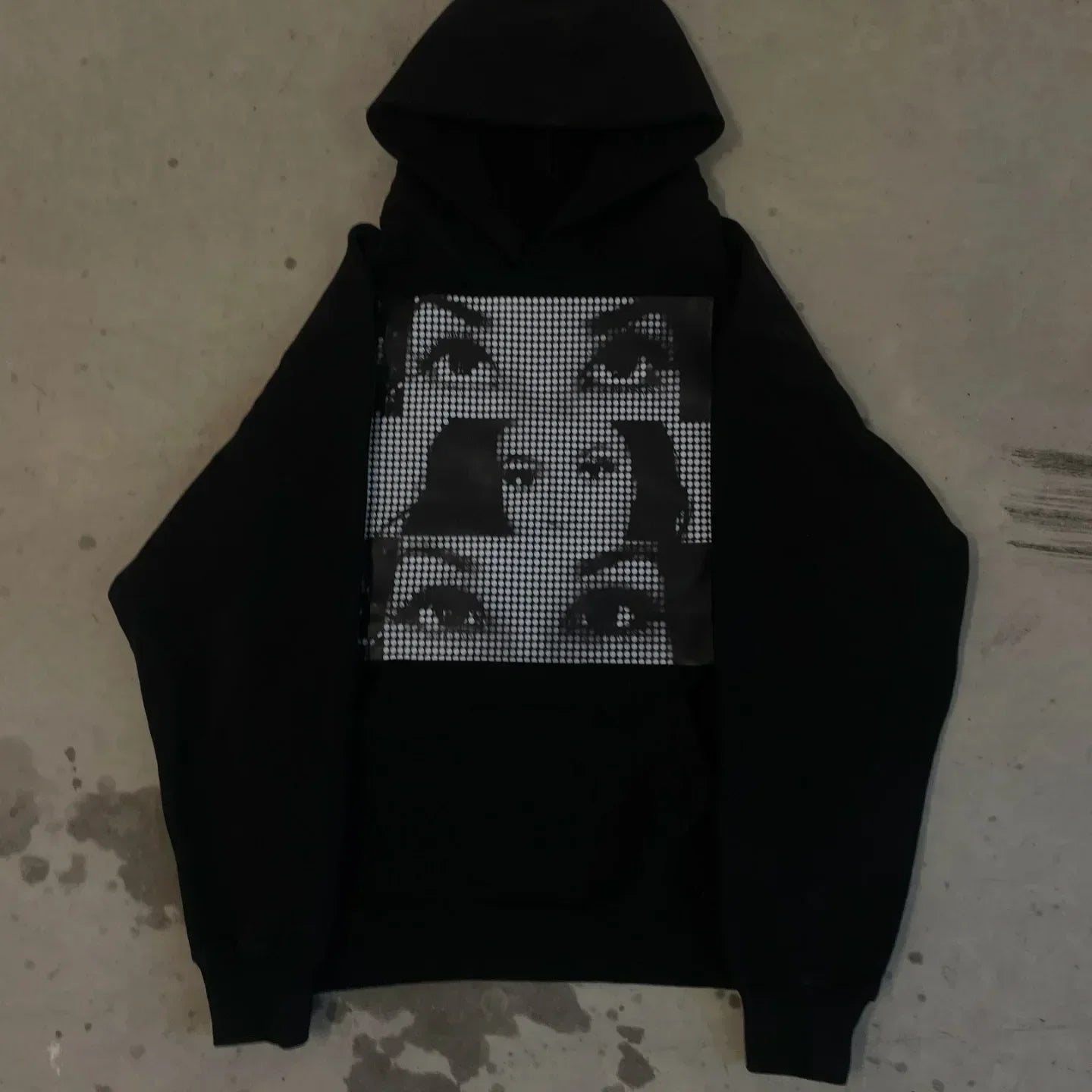 Y2k Hip-Hop Fashion Letter Printing Hoodie Women Casual Streetwear Sweatshirt Top Gothic Oversized Hoodie Men's Clothing