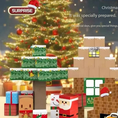 Christmas Gift Magnetic Building Blocks  STEM Educational Toys for KidsStem Montessori Stacking Cubes Construction Set.