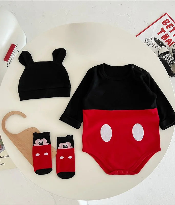 Winnie The Pooh Bär Baby Body Neugeborenen Langarm Strampler Kleinkind Jungen Mädchen Overall Kleidung K3529