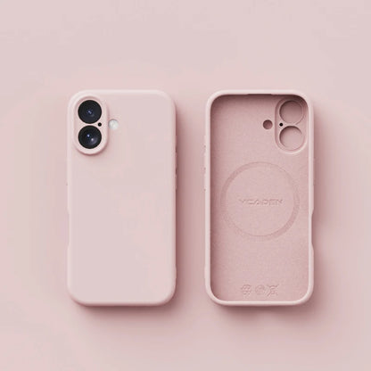 for iPhone 16E Magsafe Liquid Silicone Case Solid Colour Matte Soft Bumper Phone Cover for iPhone 16 Plus 16 Pro Max Cases.