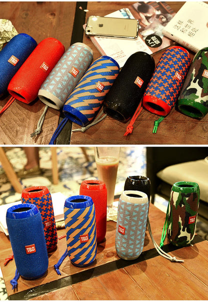 Bluetooth Speaker T&G TG117 Portable TWS Sound Box Waterproof Loudspeaker Outdoor Stereo Surround Speakers Support TF FM Radio.