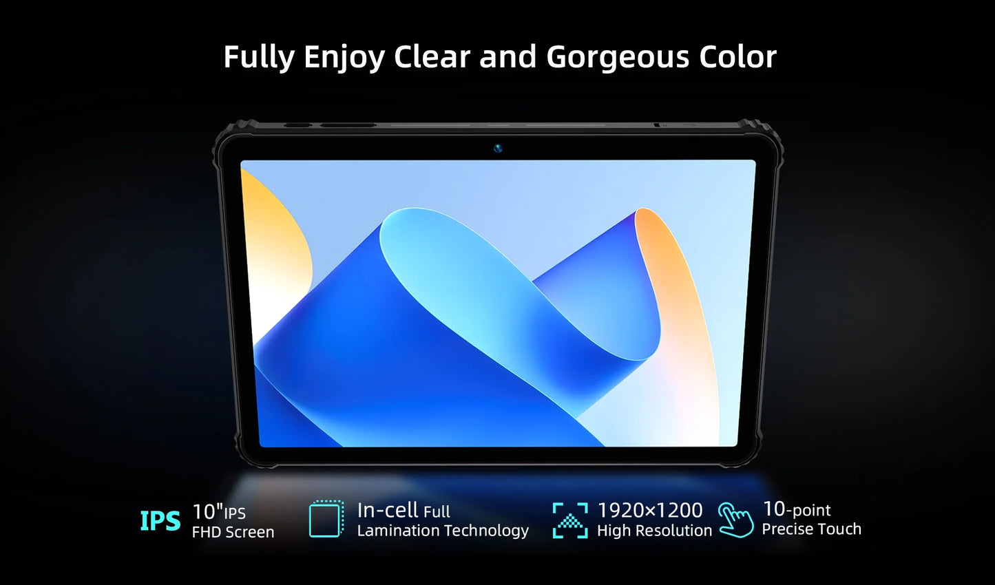 BMAX tablet I10S Pro Three-proof tablet Max14GB Memory(6GB+8GB) 128GB Storage Android 14 UNISOC T616 ARM Mail G57 4G Full Netcom.