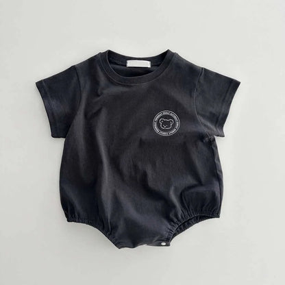 0-2Y Sommer Baby Body Niedlichen Cartoon Gedruckt Einteiliges für Kleinkinder Mädchen und Jungen Baby Kleidung Kleinkind Kurzarm Overall