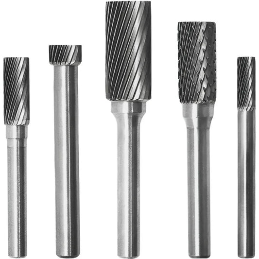 Hartmetallfräser, Wolframstahl-Schleifkopf, zylindrisch 6 mm, AE AX AX Metallfräser