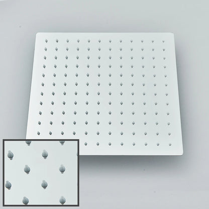 Bathroom Shower Head Chrome Ultrathin Rainfall Bath Head Wall Mounted Stainless Steel Bathroom Shower Accessories