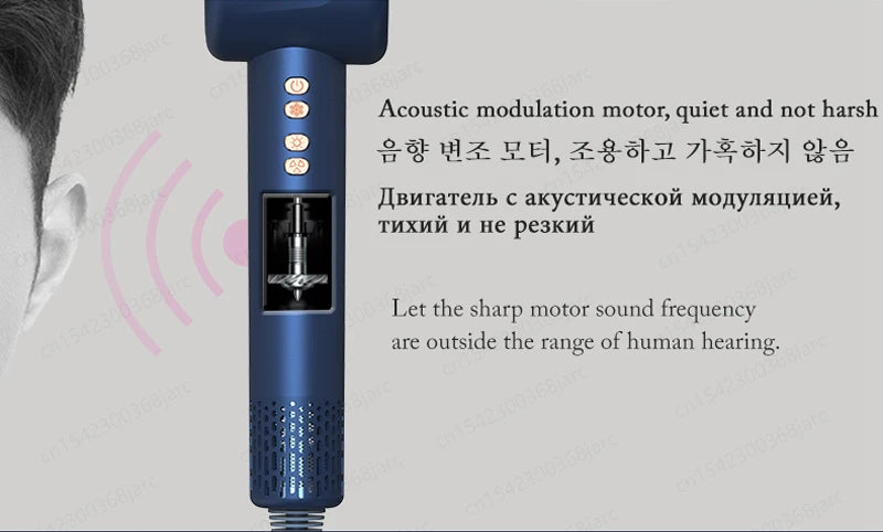 Super Hair Dryer 220V Leafless Hair dryer Personal Hair Care Styling Negative Ion Tool Constant Anion Electric Hair Dryers