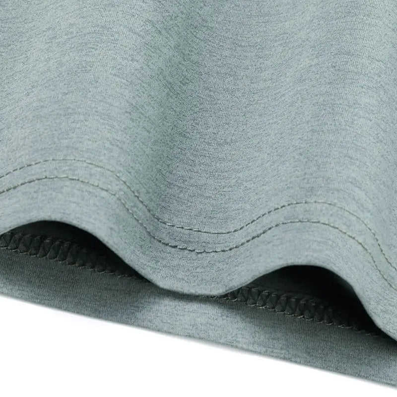 Men's T-shirt Classic V-Neck Short Sleeved Cotton Solid Button Super Soft High Quality L-4XL Casual Tshirt Design Men Tee Shirts.