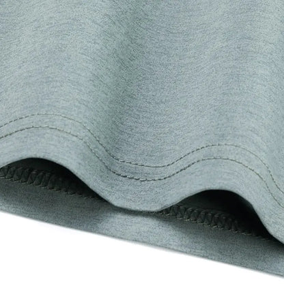 Men's T-shirt Classic V-Neck Short Sleeved Cotton Solid Button Super Soft High Quality L-4XL Casual Tshirt Design Men Tee Shirts.