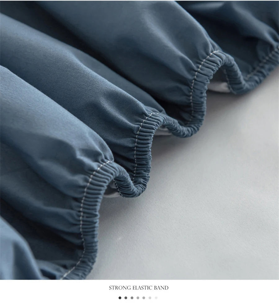 WOSTAR Waterproof mattress protector cover single double bed twin full queen king size elastic fitted sheet style protection pad.