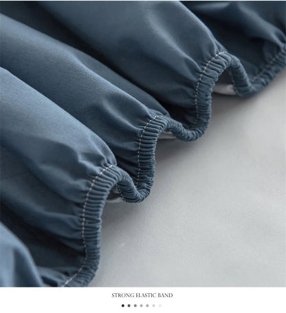 WOSTAR Waterproof mattress protector cover single double bed twin full queen king size elastic fitted sheet style protection pad.