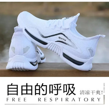 Men Shoes Slip on Fashion Sneakers Male Sport Running Shoes Breathable Gym Training Walking Tennis Shoes Non Slip Workout Flats.