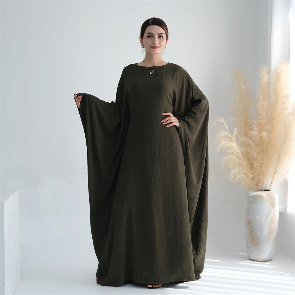 Ramadan Eid Baumwolle Leinen Khimar Abaya Set Dubai Muslim Sets Hijab Kleid Kaftan Abayas Kaftan Marocain Femme Vestidos Para Mujer.