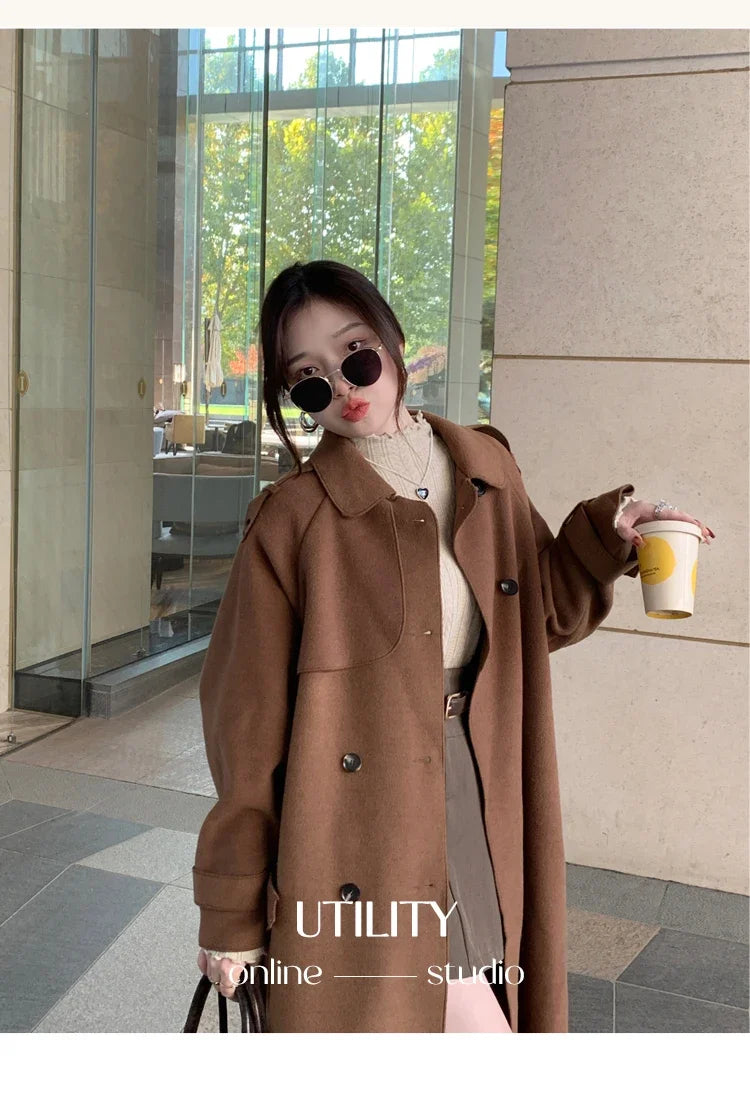 2025 Korea Geraffte Rollkragen Frauen Pullover Herbst Winter Warme Pullover Schlank Tops Gestrickte Pullover Jumper Weiche Pull Weibliche