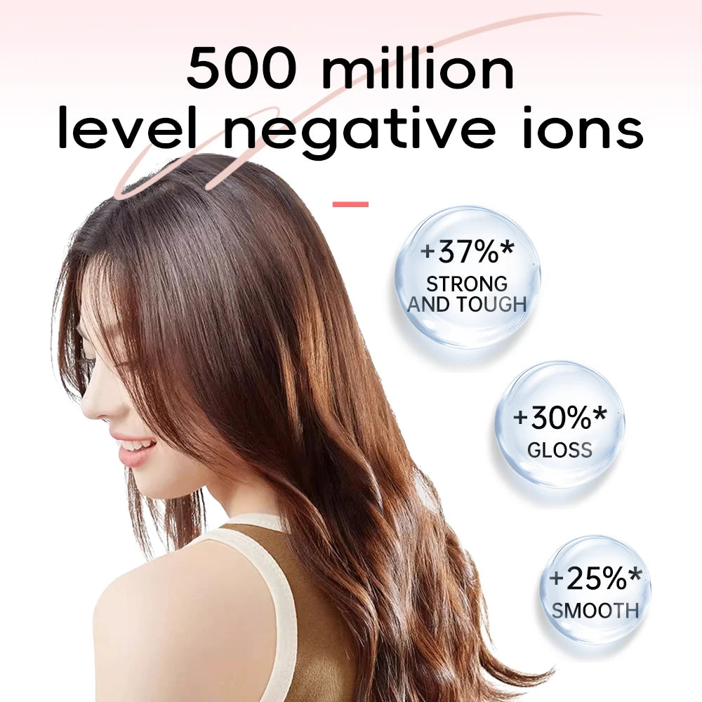 1.8m Professinal Leafless Hair Dryer Electric Hair Dryer High Speed 1600W Negative 200 Million Anion Blow Dryer Silent Hair Drye.