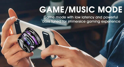 Mini Magnetic Bluetooth Speaker Portable Phone Holder RGB Lighting Speaker BT5.3 Mini Sound Box 7 Hours Playback Easy to carry.