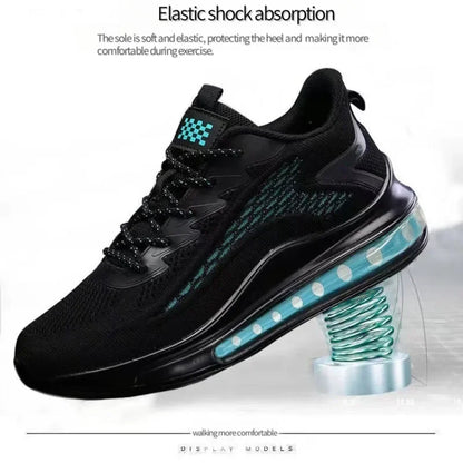 Men's Casual Air Cushion Running Shoes Spring and Autumn New Lightweight Mesh Casual Shoes Anti-Slip Shock Absorbing Sports Shoe.