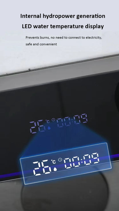 Blue Whale Arowana Multifunctional Kitchen Sink Single Bowl Nano Black Honeycomb LED Digital Display Stainless Steel for Home