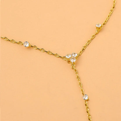 2025 Summer New Rhinestone Flower Bracelet Geometric Crystal Metal Bracelet for Women Beach Party Jewelry Accessories.