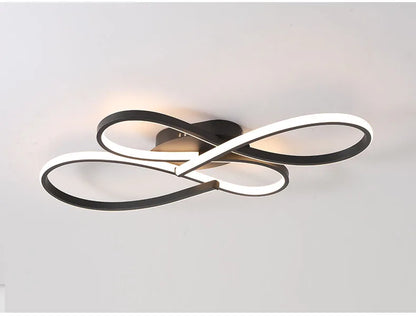 Neue Decke Moderne Kronleuchter Lichter für Wohnzimmer Schlafzimmer Arbeitszimmer Schwarz LED Deckenleuchte für Zimmer Kronleuchter Leuchten.