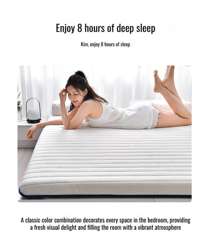 Anti-Mittel-Matratze aus Naturlatex, weiche Unterlage, spezielle Unterlage für Zuhause, Schlafsaal, Etagenbett, Studentenmatratzen, Druck-Memory-Schaum-Matratze