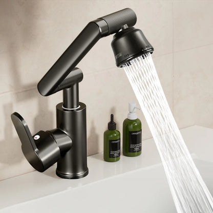 ABS Modern 360 Degree Swivel Kitchen Robotic Arm Faucet Soft Bubble/shower Dual Mode Flexible Adjustment