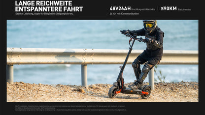 JOYOR T6E PRO（ABE) Adult Electric Scooter 500W Motor 48V26AH Battery E-Mountain Escooter 10" Off-Road Tire Foldable E-Scooter.