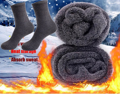 5 Pairs Winter Warm Men’s Socks thick Male Women Socks Super Thicker Solid Socks Winter Socks Against Cold Snow Terry Socks.