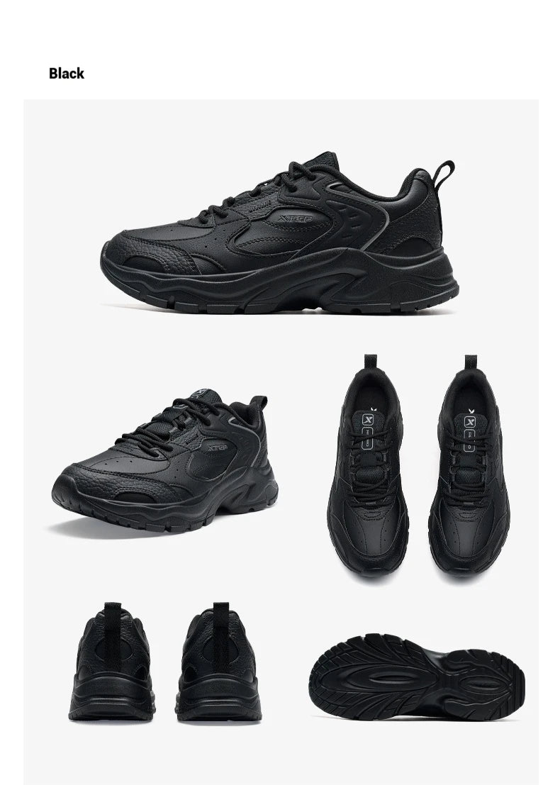 Xtep Women's Casual Shoes 2024 Winter Trendy Retro Durability Comfortable Sneakers Stability Sports Shoes 876418320008