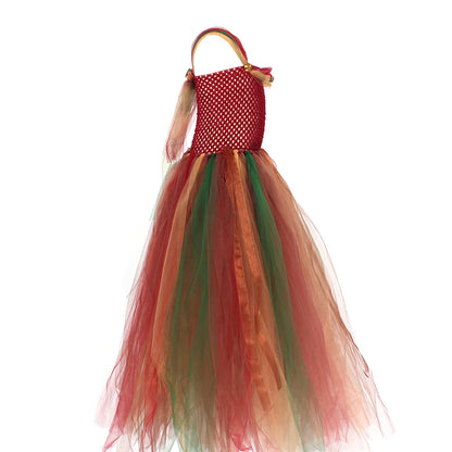 Wald Fee Prinzessin Kostüm für Halloween Geburtstag Party Phantasie Kleid Herbst Kinder Woodland Nymph Pixie Kleid Tutu Kleid Flügel