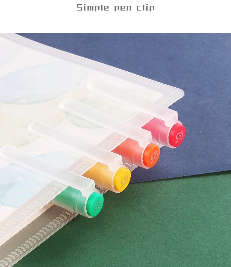 Deli 12 Teile/satz Gel Stift Schule Stifte Set Stift 0,5 MM Farbe Tinte Schreibwaren Student LieferungenWasser-basierte Stift Schreiben malerei Werkzeuge.