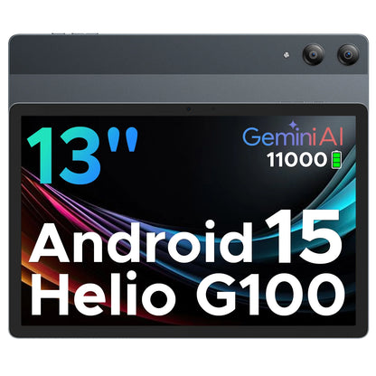 Doogee Tab E3 Pro 2 in 1 Tablet Pc 13" Android 15 Gemini Ai 32Gb Ram(8+24) 256Gb 11000Mah Battery Helio G100 Octa Core Tablet Pc.
