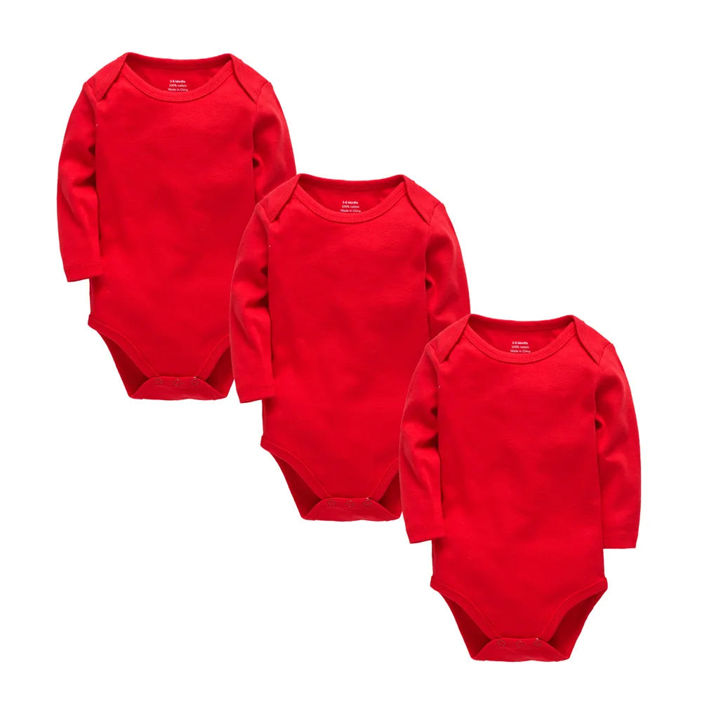 Kavkas 3 Stück 5 Stück 7-teiliger Baby-Body für Jungen, 0–24 Monate, 100 % Baumwolle, volle Ärmel, Herbst-Kleidung für Neugeborene.