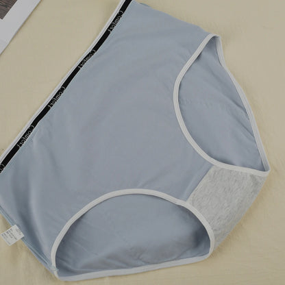 ‌1pc Women's Maternity Menstrual Panties Anti-Side Leakage High Waist Cotton Physiological Period Underwear for Ladies‌ 40-100kg.